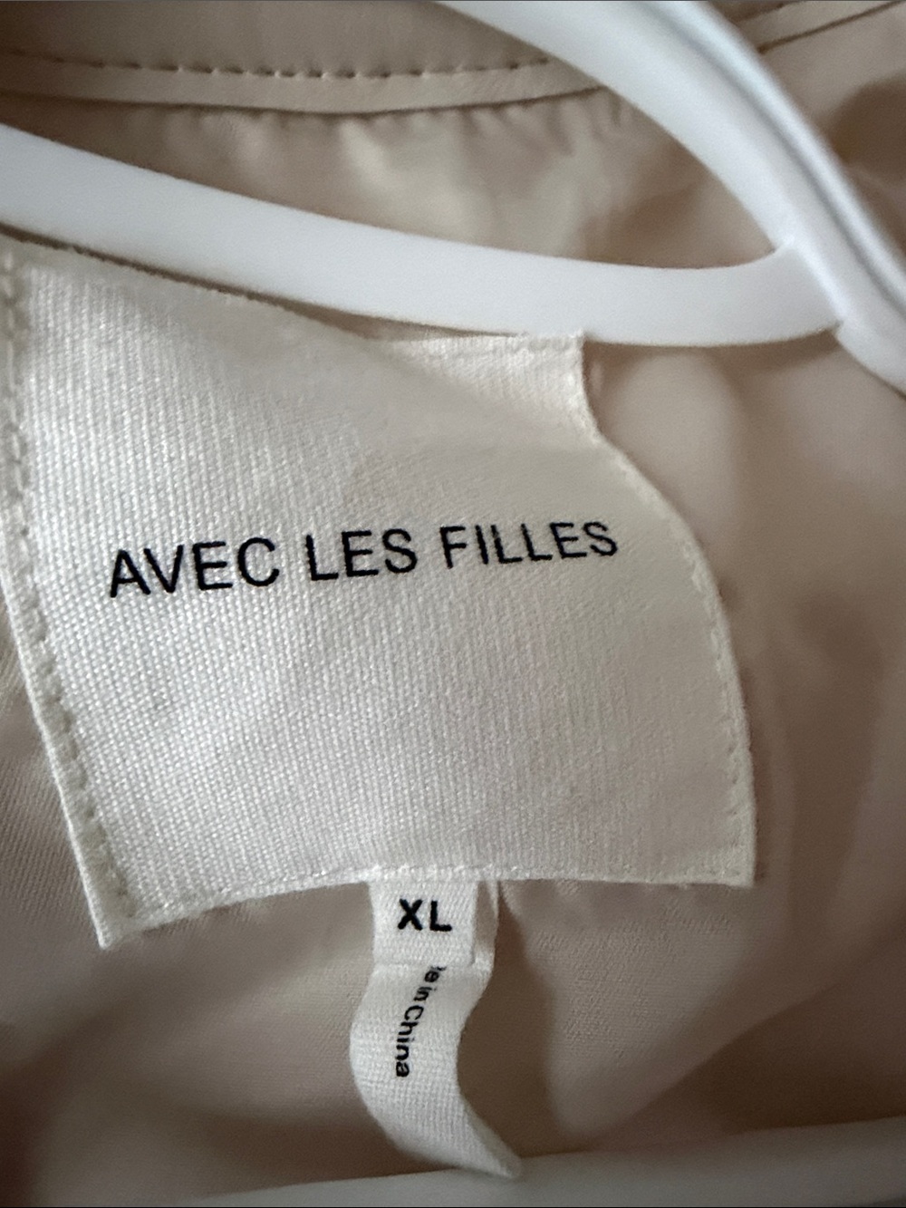Avec Les Filles Sherpa jacket Anthropologie cream bouclé - Picture 11 of 12